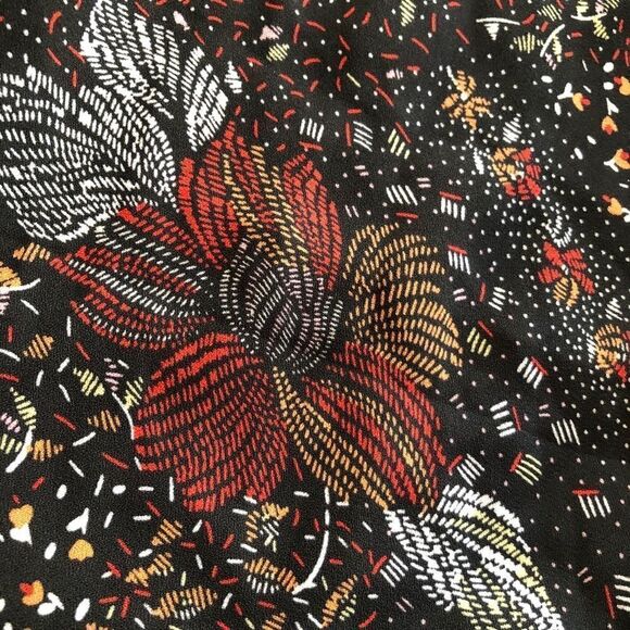 One Clothing Black Floral Print Maxi Dress Sz Med - Picture 8 of 13